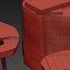 Set of coffee tables from the stump and slab