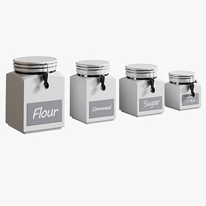 realistic clamp canisters model