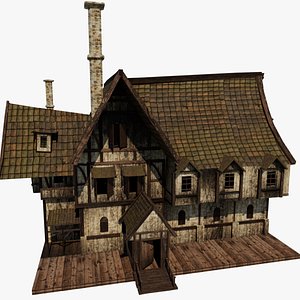 3D Old house
