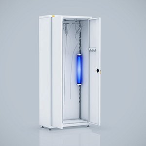 Medical cabinet with disinfection