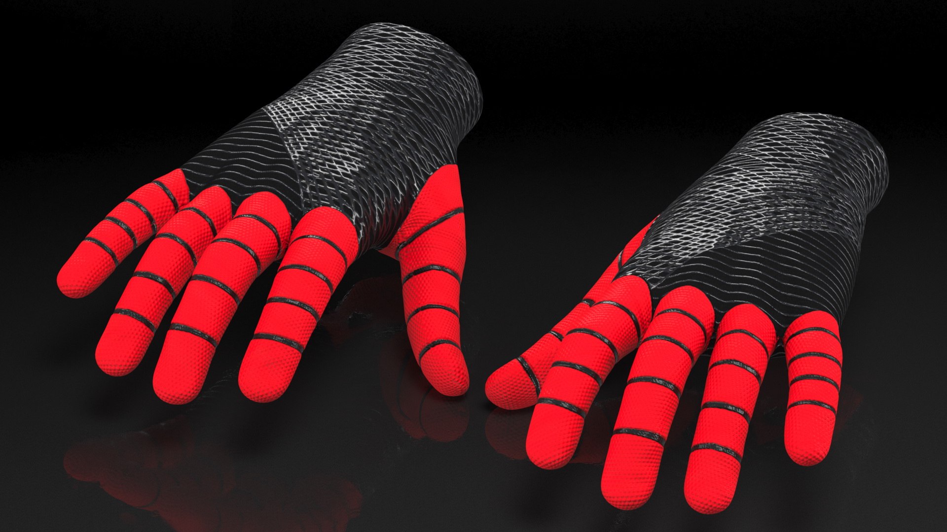 3D Spider Man Gloves - TurboSquid 1792765