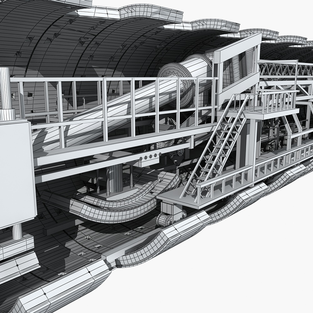 Tunnel boring machine tbm 3D model - TurboSquid 1380738