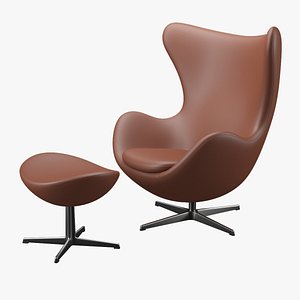 Egg Chair - Stool - Arne Jacobsen