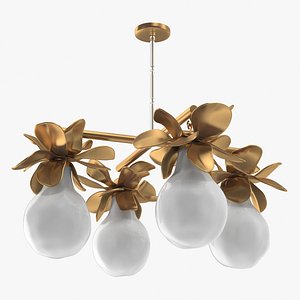 decor chandelier lamp 3D model