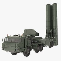S-400 Triumf Launch Vehicle Battle Position