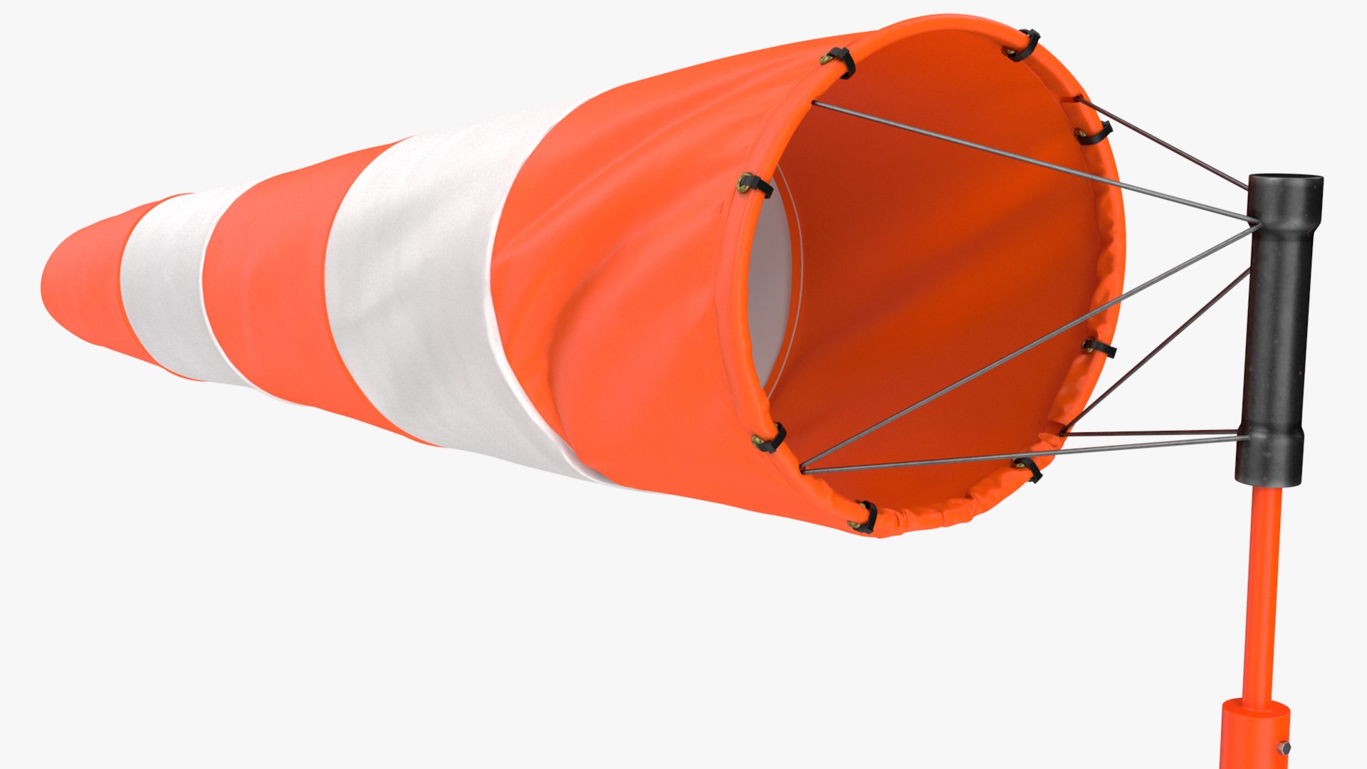 3D Striped Windsock 15 Knots Wind Speed model TurboSquid 2025461