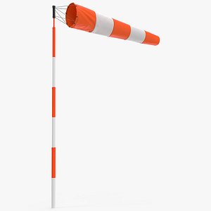 Striped Windsock 15 Knots Wind Speed