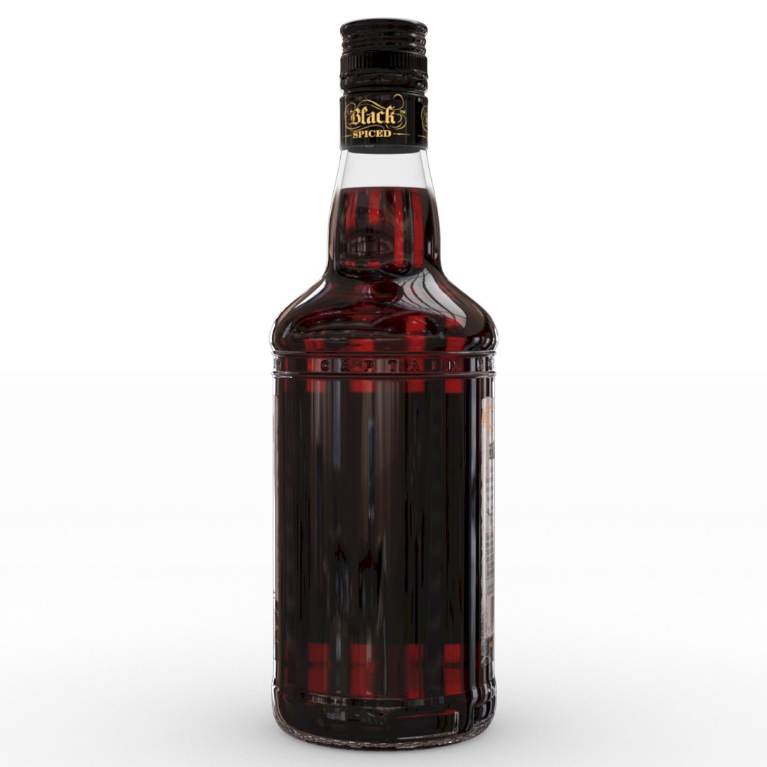 Captain Morgan Black Spiced 3D Model - TurboSquid 1379402