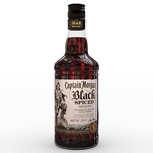 Captain Morgan Black Spiced Rum 70cl UK bottle