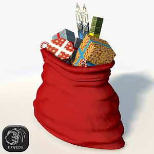 3ds realistic santa claus christmas