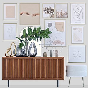 console decoration 3D model