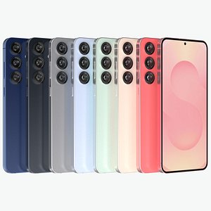Samsung Galaxy S25 Plus All Colors 3D model
