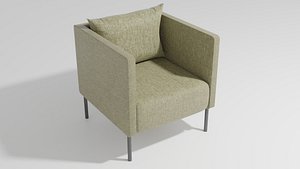 3D model armchair chair
