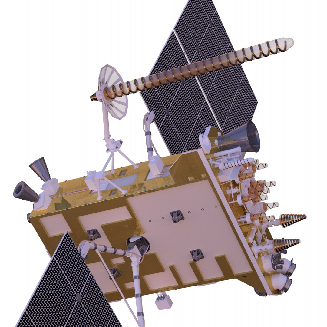 3d Satellite Glonass-k Model