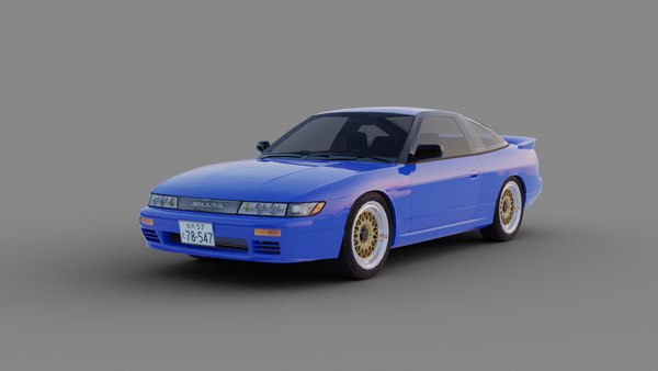 Nissan SilEighty Sil80 Mako Sato Style Initial D 3D model