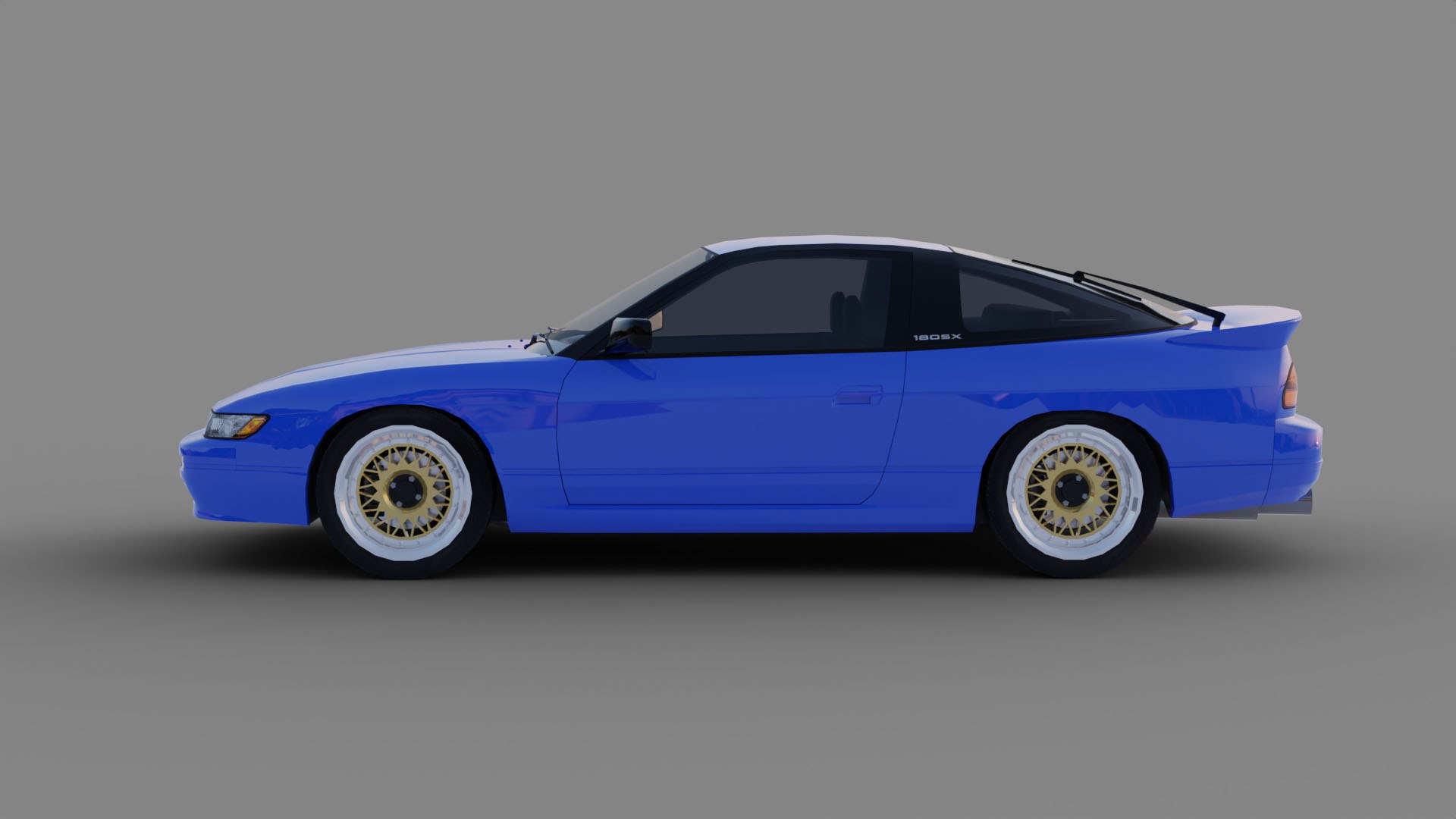 Nissan SilEighty Sil80 Mako Sato Style Initial D 3D Model