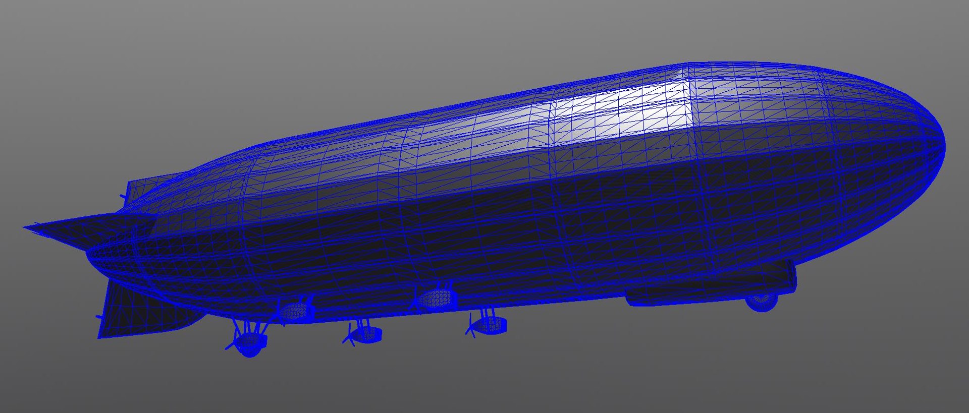 3d Hindenburg Zeppelin Model Turbosquid 1290050