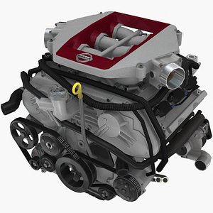 parts 2017 nissan gtr 3D model