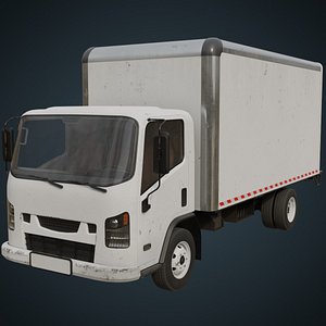 3D Box Truck 1B