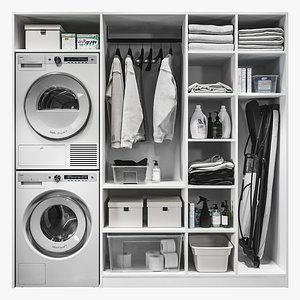 Laundry Room 0004 3D model