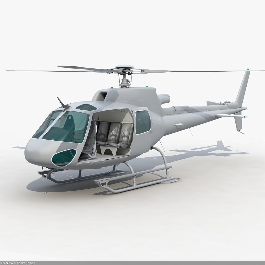 eurocopter 350 3d model