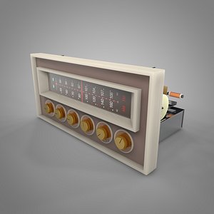 3D packard bell vintage stereophonic model