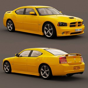 3D dodge charger srt8 2006