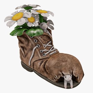vase shoe 3d model
