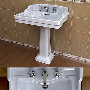 St.Thomas Creations Sink & Kohler Faucet Set