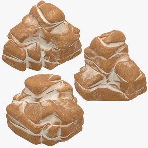 Cartoon Stone Color 3 Set