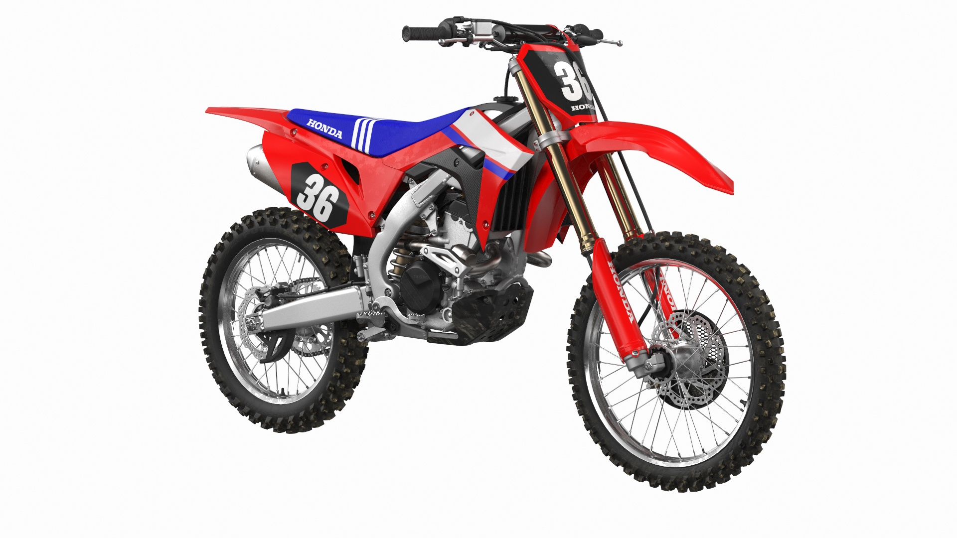 Motocross Bike Honda Crf250r 3D TurboSquid 1496390