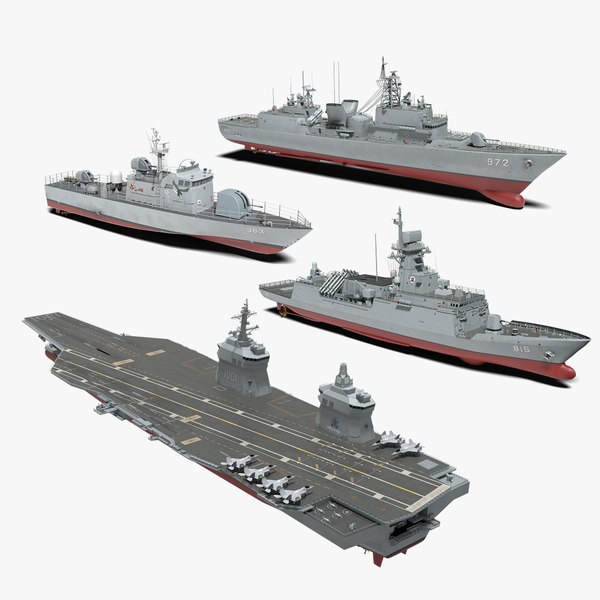 Korean battleship collection 3D model