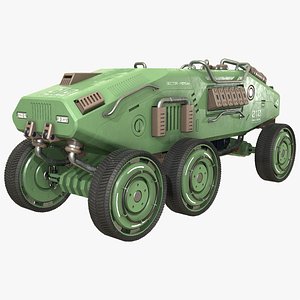 Mars Rover-1-Green 3D