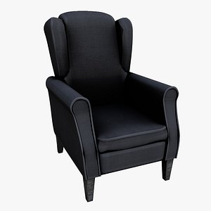 armchair chair 3d obj