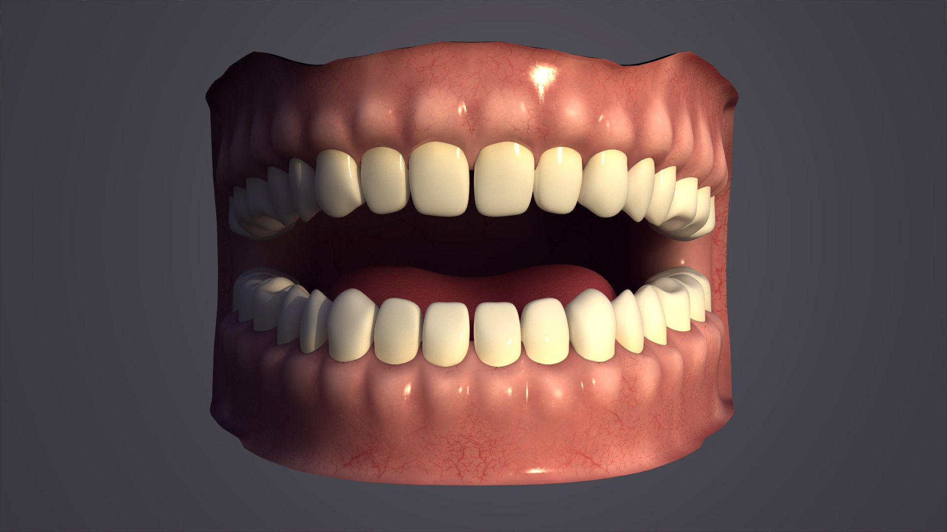 Human Mouth 3d Model Turbosquid 1451258