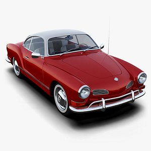 volkswagen karmann ghia 3d model
