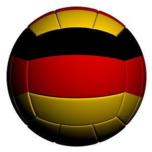 3D model volleyball ball