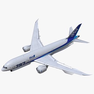Boeing 787-8 Dreamliner ANA Livery Rigged for Maya