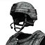3d military male soldier helmet model