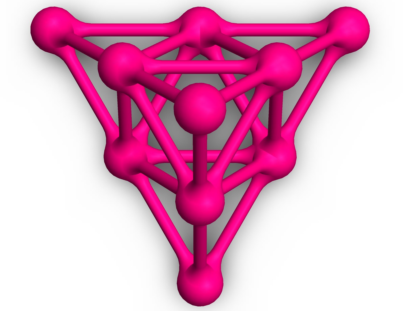 3D Tetra Structures With Atoms - TurboSquid 2208702