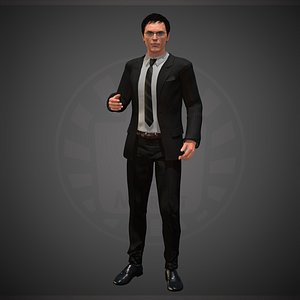 3D model character people human