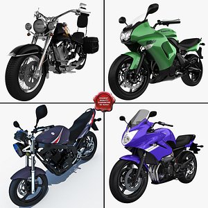 3d model orcycles v4