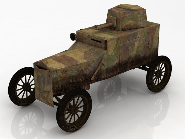 3D Vickers Crossley Armored Car