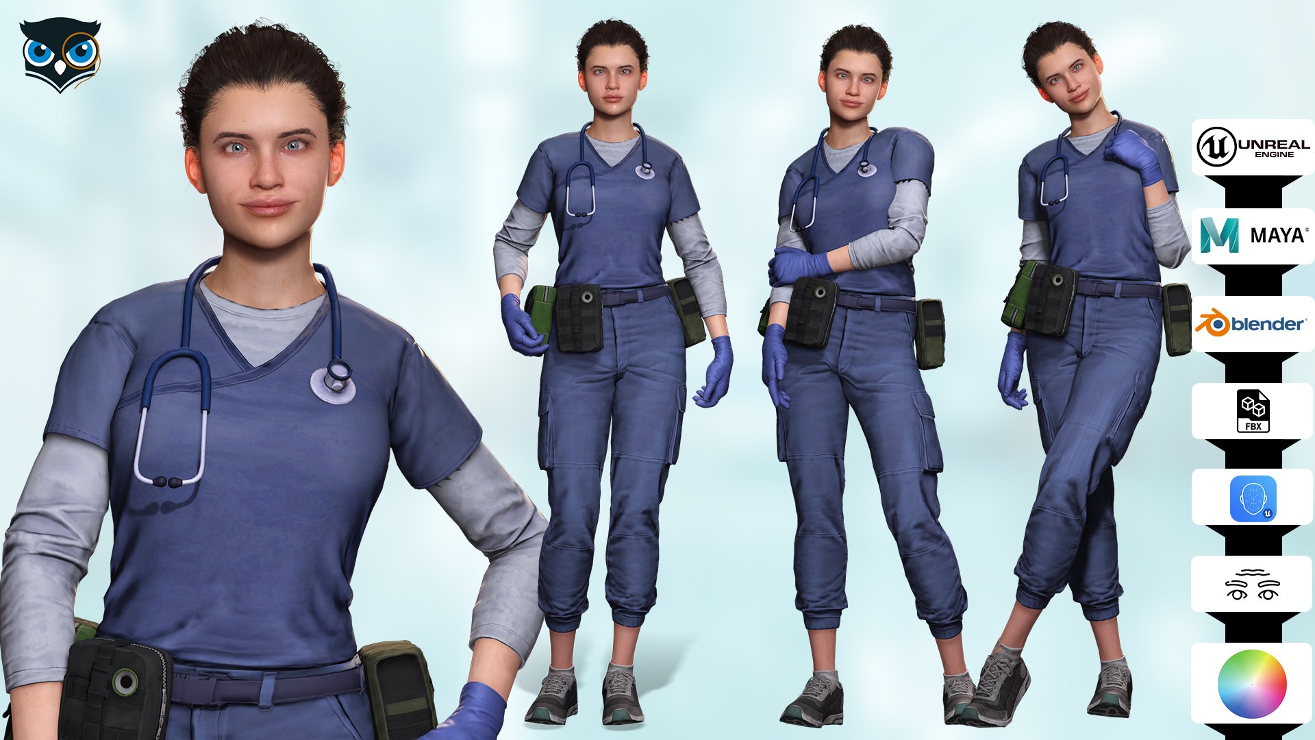 realisticParamedic Character for Animation 3D model https://p.turbosquid.com/ts-thumb/kT/5gNnXD/dC/arttempcopie/jpg/1735854279/1920x1080/fit_q87/405d57adfd0c13b36509163e19304d8c729438d6/arttempcopie.jpg