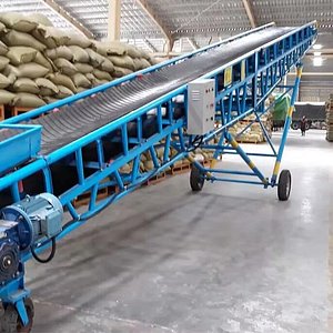 Mobile Belt Conveyor System   Movable Loading Conveyor 3D