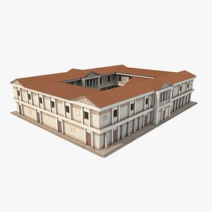 3D Greco-Roman palace model