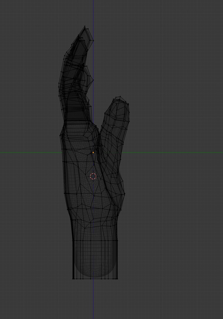 Hand Subdivision 608 Faces 3D - TurboSquid 1386289