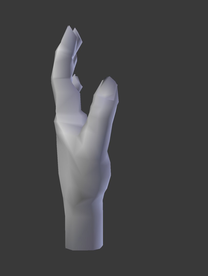 Hand Subdivision 608 Faces 3D - TurboSquid 1386289