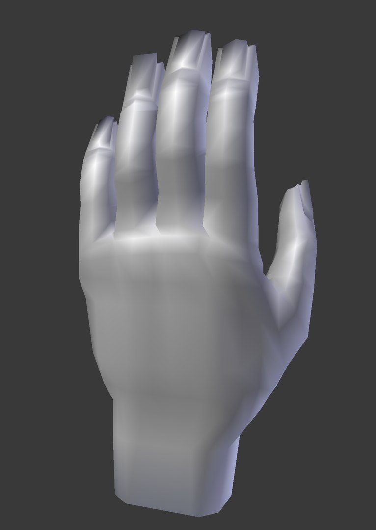 Hand Subdivision 608 Faces 3D - TurboSquid 1386289