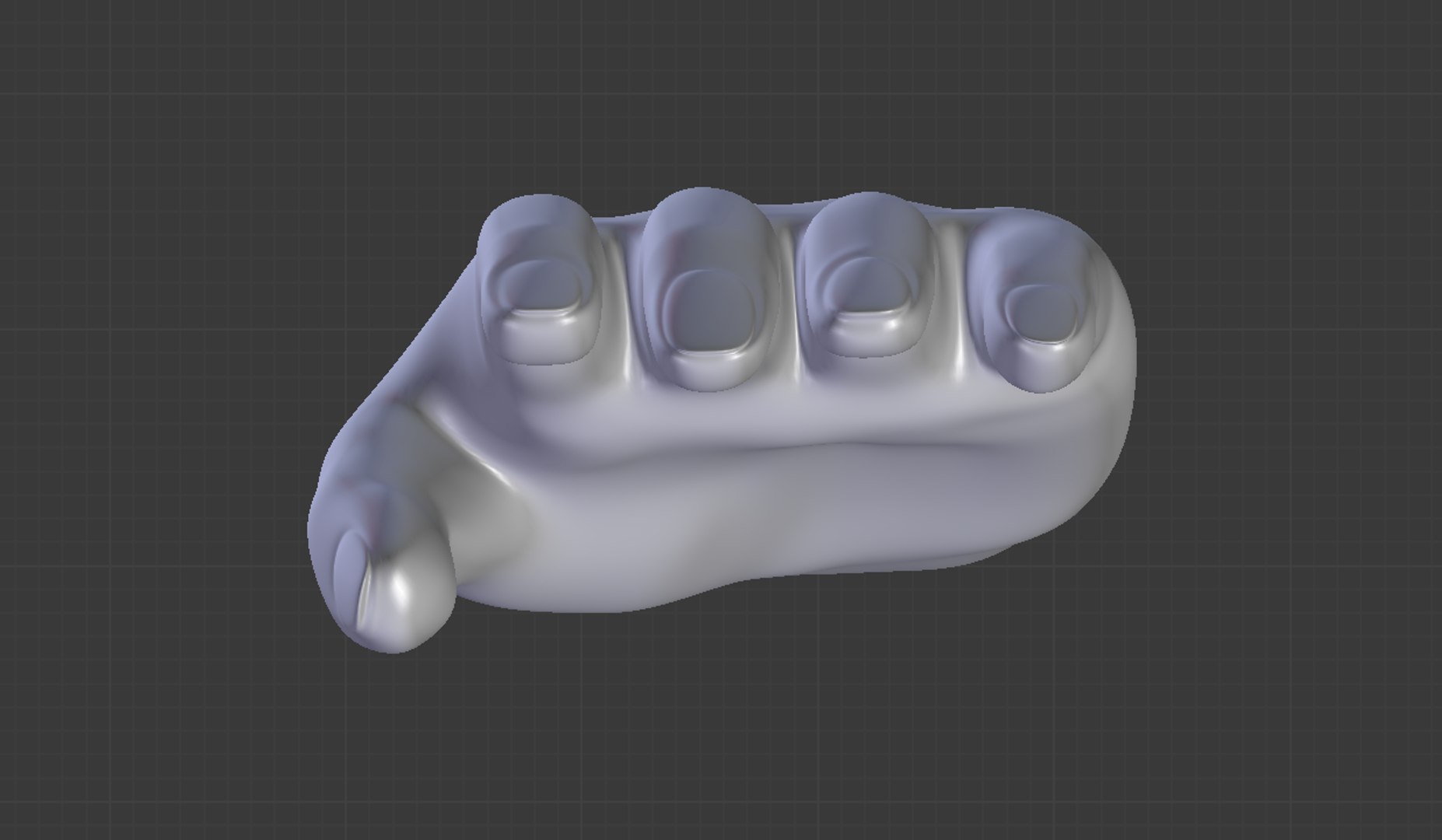Hand Subdivision 608 Faces 3D - TurboSquid 1386289